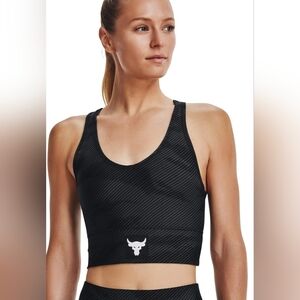 Under Armour Project Rock Heat Gear Sports Bra